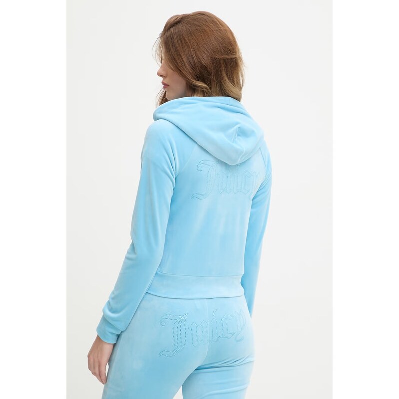 Juicy Couture dámska velúrová mikina s kapucňou MADISON COL OUT 68506960
