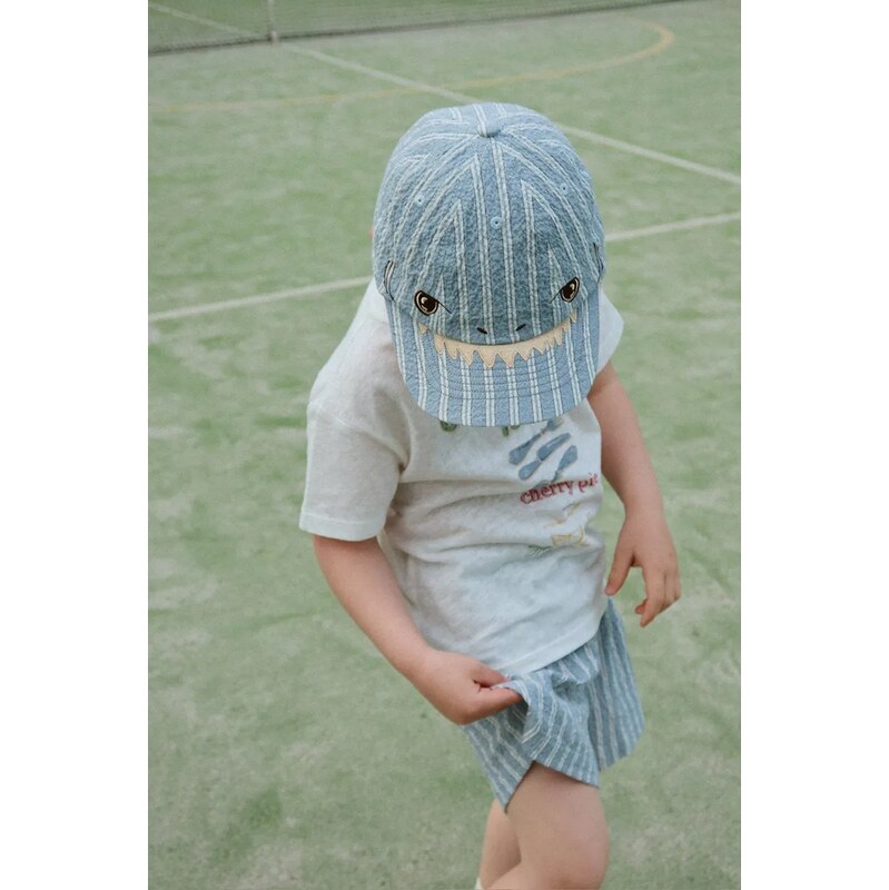 Konges Sløjd detská bavlnená šiltovka ELLIOT SHARK CAP GOTS 68506995