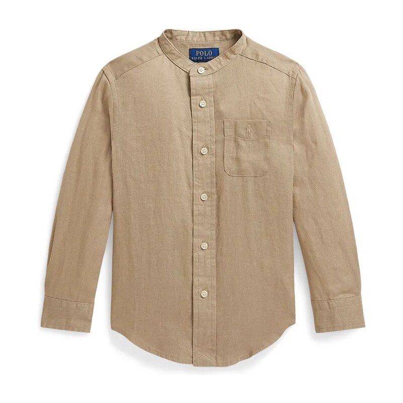Polo Ralph Lauren detská ľanová košeľa 68507029