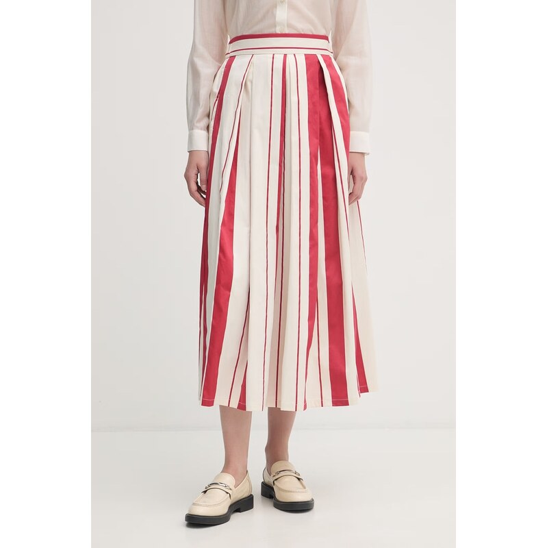 United Colors of Benetton bavlnená sukňa s elastanom 68507128