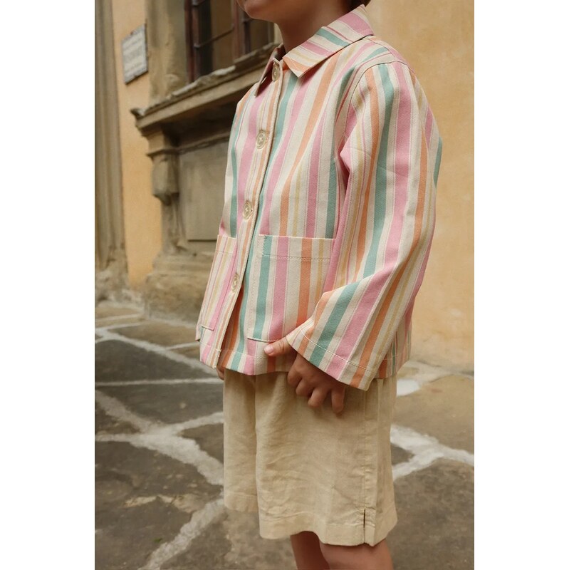 Konges Sløjd šortky detské ľanové FRANZEN LINEN SHORTS 68507468