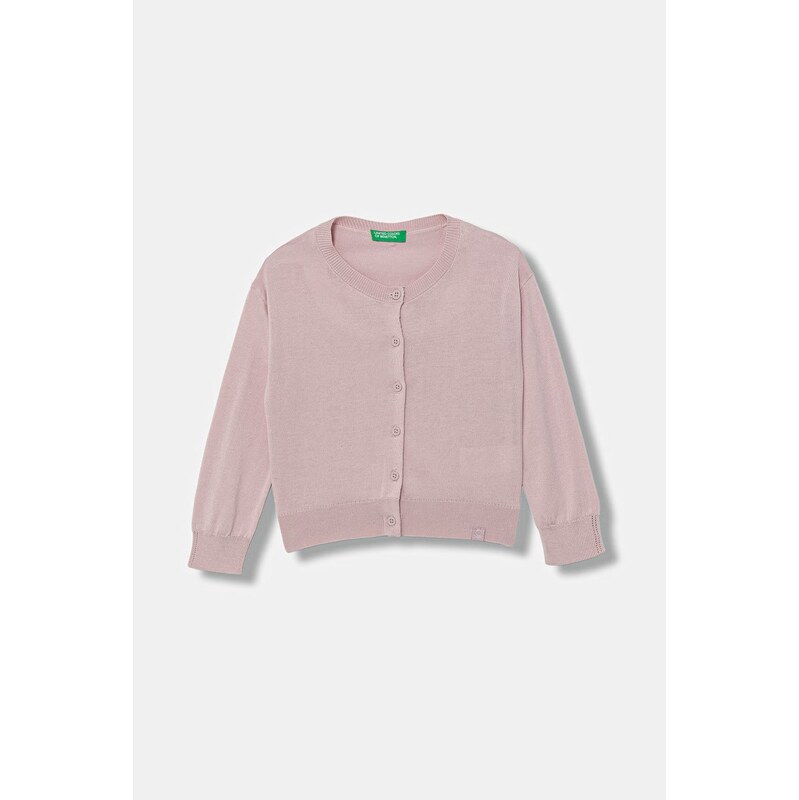 United Colors of Benetton detský kardigán s bavlnou 68507504