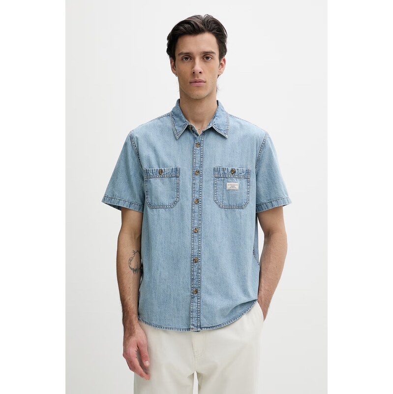 Guess Jeans košeľa pánska rifľová 68507720