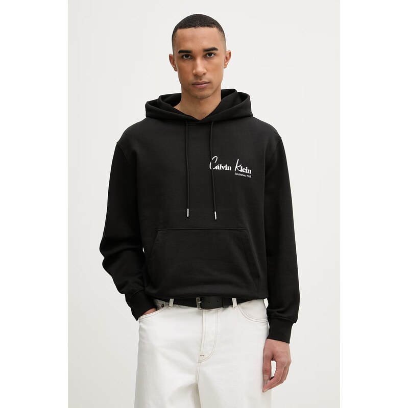 Calvin Klein Jeans mikina s kapucňou pánska bavlnená 68507943