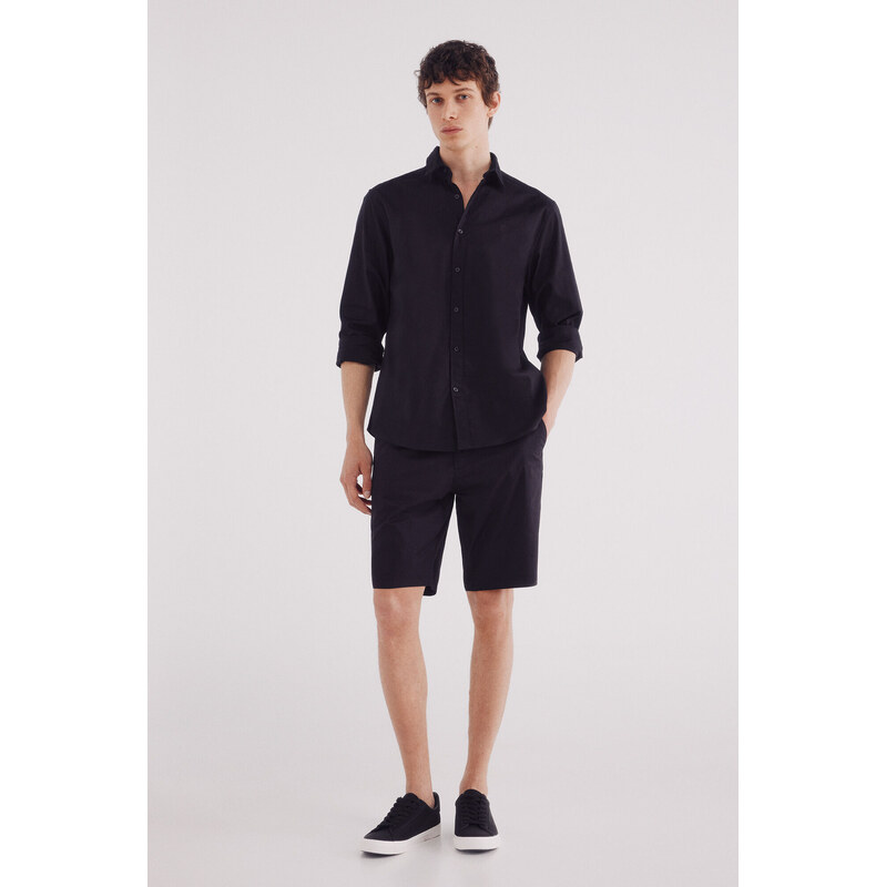 SPRINGFIELD Comfort Fit bermudy z ľahkého materiálu 68523038