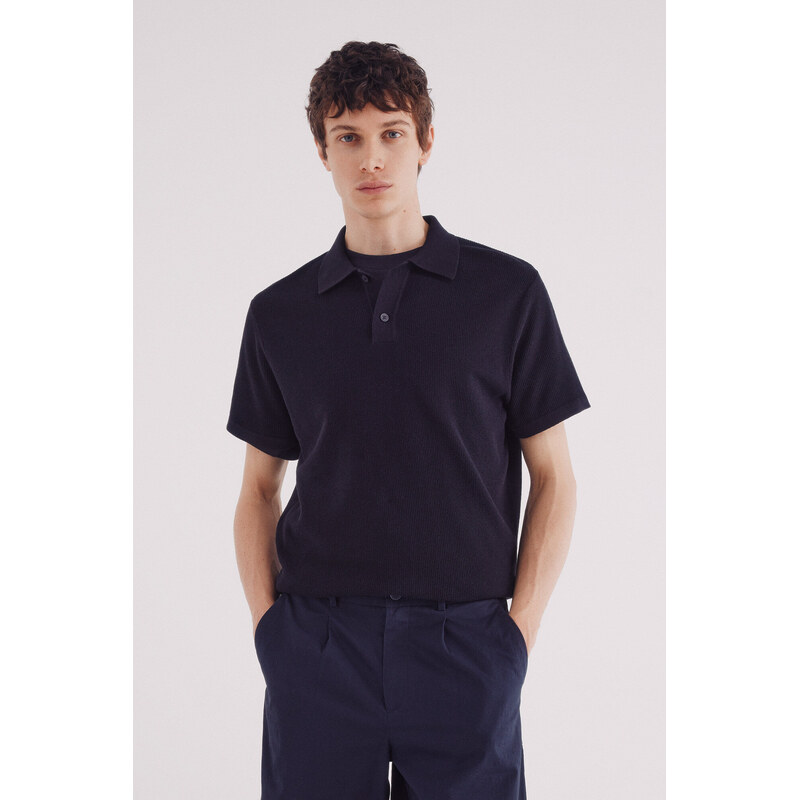 SPRINGFIELD Pánske štruktúrované polo tričko 68523155