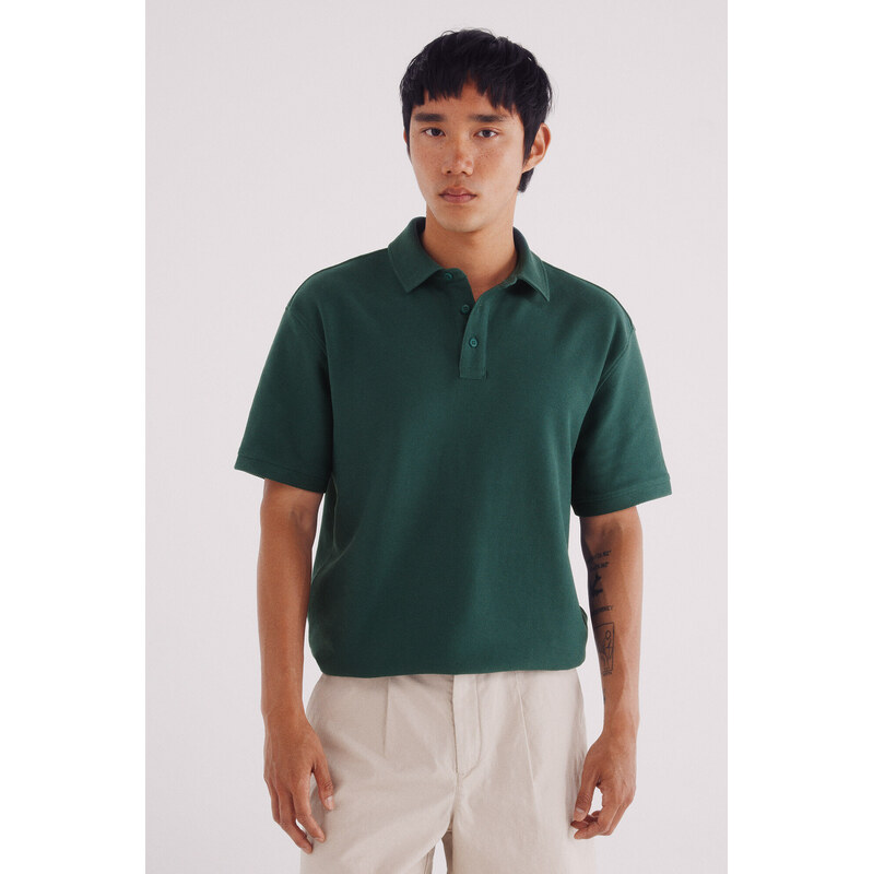 SPRINGFIELD Pánske Regular Fit štruktúrované polo tričko 68523167