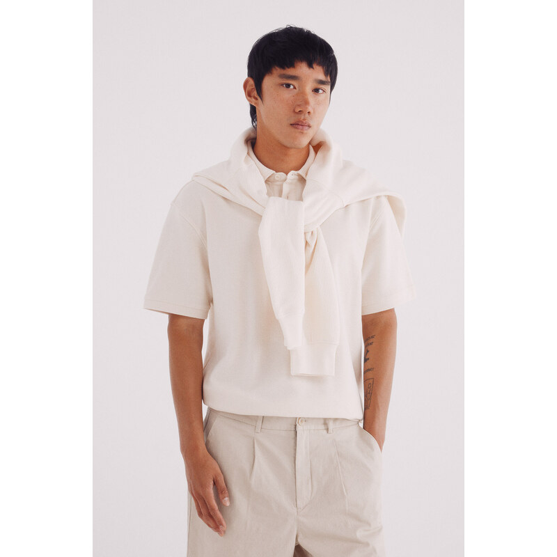 SPRINGFIELD Pánske Regular Fit štruktúrované polo tričko 68523168