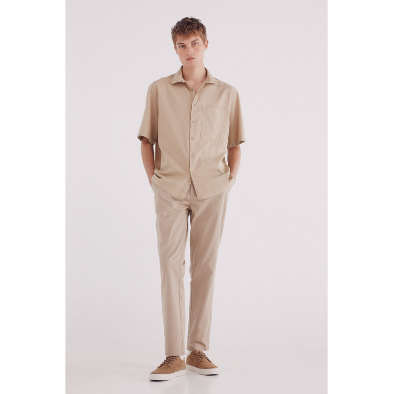 SPRINGFIELD Pánske Comfort Slim Fit Chinos nohavice 68524364