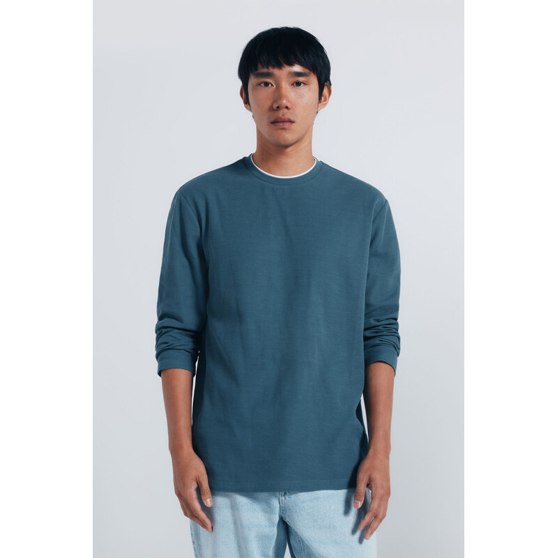 SPRINGFIELD Pánske txtúrované tričko 68524447