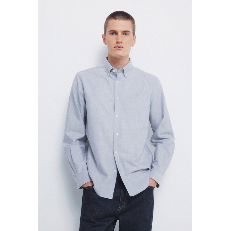 SPRINGFIELD Pánska Oxford košeľa z materiálu Tencel 68524456