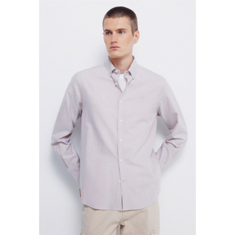 SPRINGFIELD Pánska Oxford košeľa z materiálu Tencel 68524457