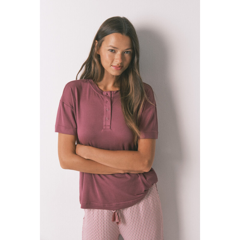 womensecret Loose Fit tričko s krátkym rukávom 68524523