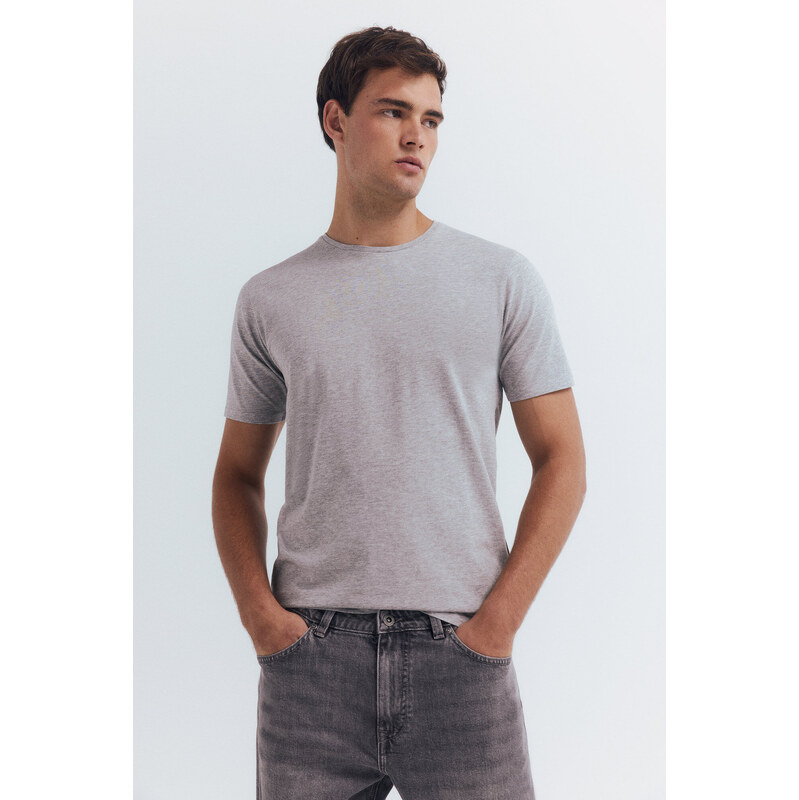 SPRINGFIELD Bavlnené Slim Fit tričko 68524551