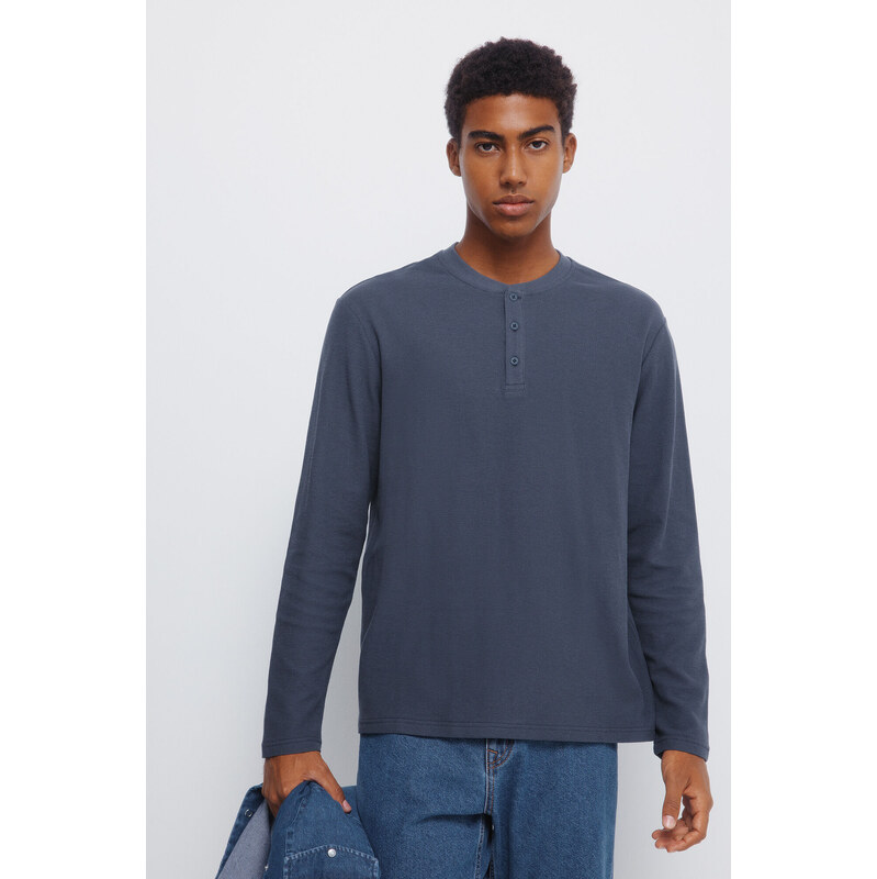 SPRINGFIELD Pánske tričko so zapínaním na gombíky 68524599