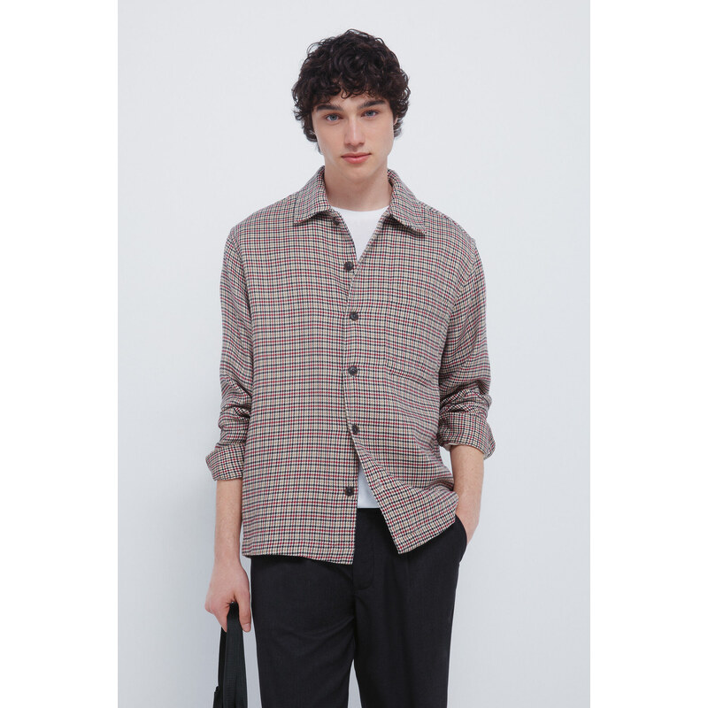 SPRINGFIELD Pánska kockovaná košeľa 68524603