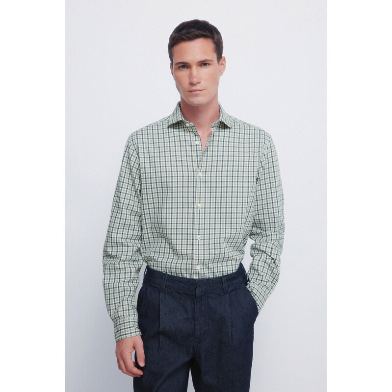 SPRINGFIELD Pánska kockovaná košeľa 68524608