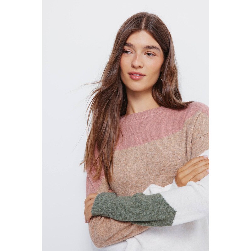 SPRINGFIELD Dámsky pestrofarebný sveter 68524633