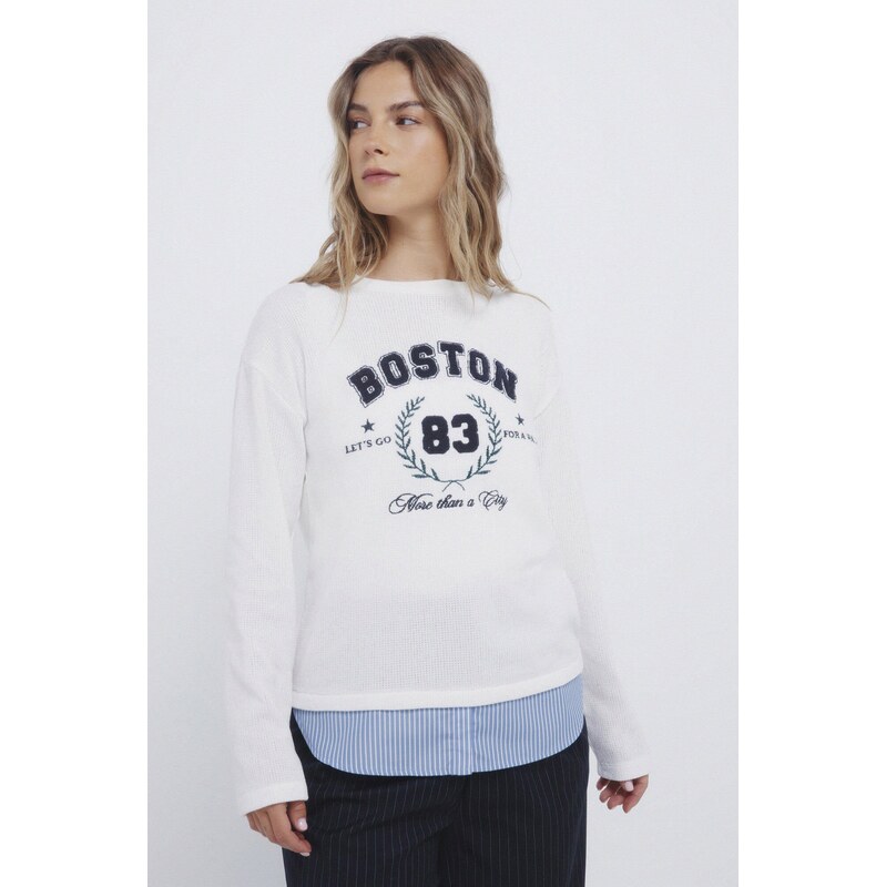 SPRINGFIELD Dámsky ženilkový sveter Boston 68524641