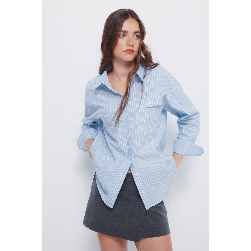 SPRINGFIELD Dámska Oversized pruhovaná košeľa 68524652