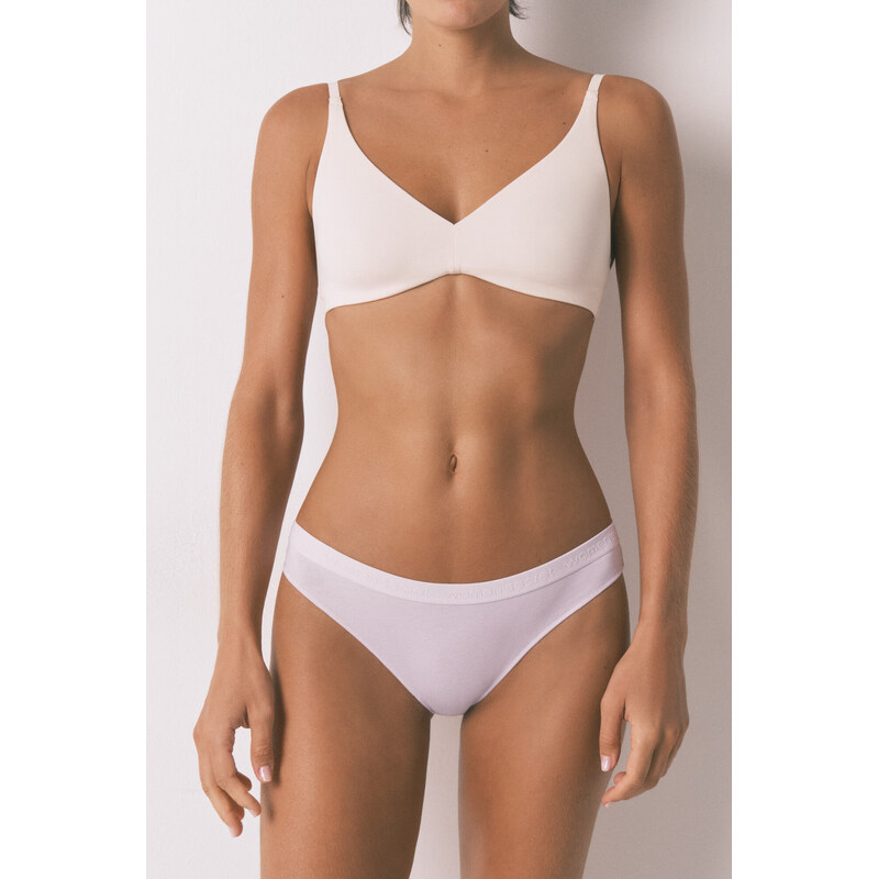 womensecret 7-balenie klasických bavlnených nohavičiek s logom 68524741