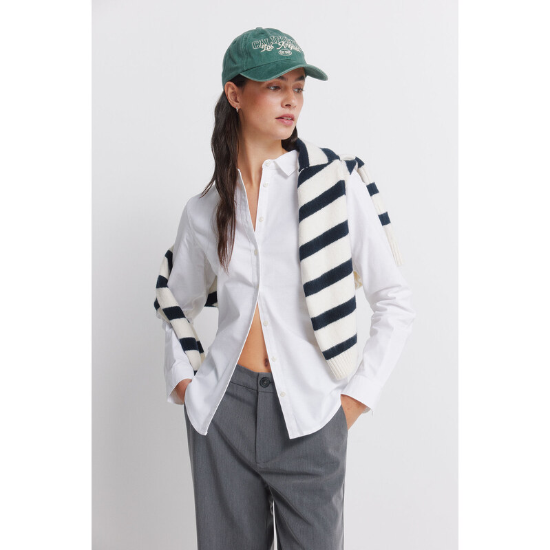 SPRINGFIELD Pruhovaná dámska Oxford košeľa 68524970