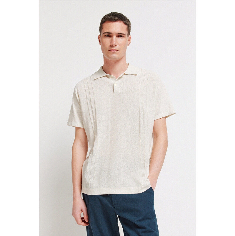 SPRINGFIELD Pánske štruktúrované polo tričko 68525127