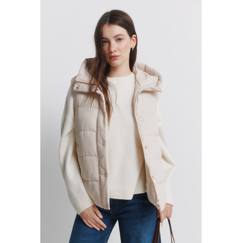 SPRINGFIELD Dámska prešívaná vesta s kapucňou 68525130