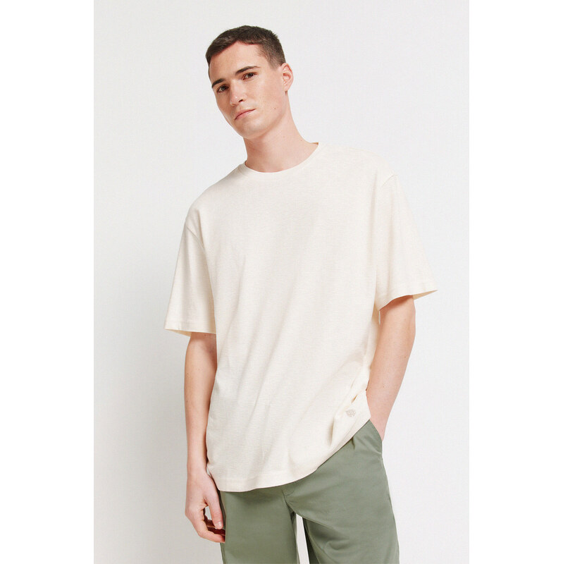 SPRINGFIELD Pánske textúrované tričko 68525218