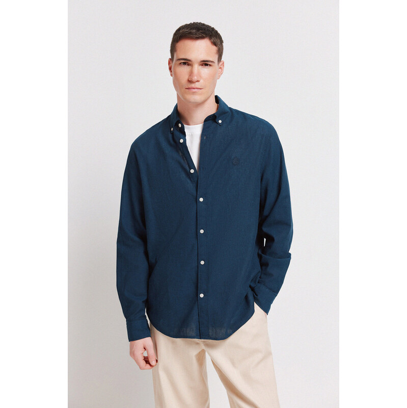 SPRINGFIELD Pánska ľanová košeľa 68525219