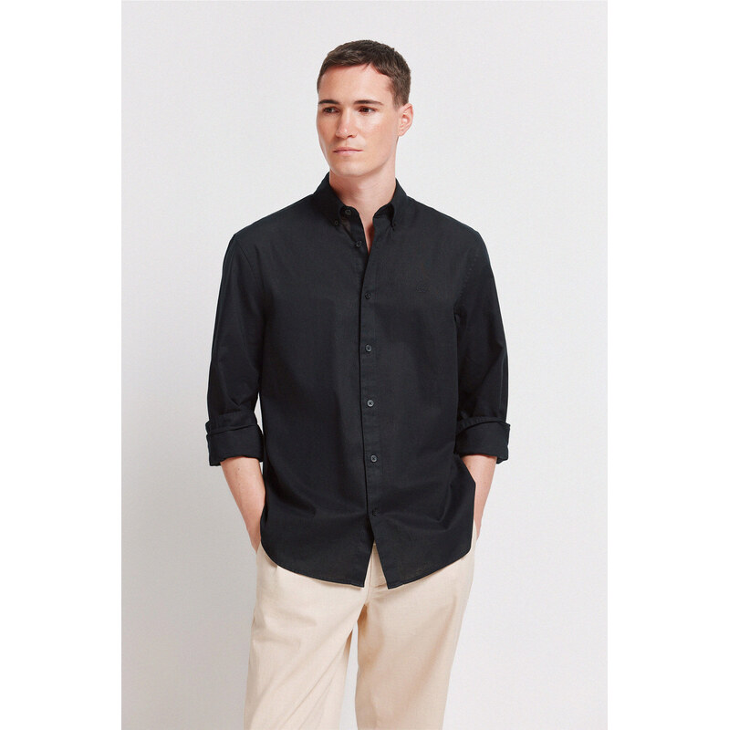 SPRINGFIELD Pánska ľanová košeľa 68525223