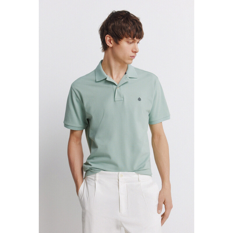 SPRINGFIELD Pánske Regular Fit polo tričko s logom 68525234