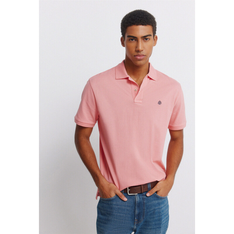 SPRINGFIELD Pánske Regular Fit polo tričko s logom 68525235