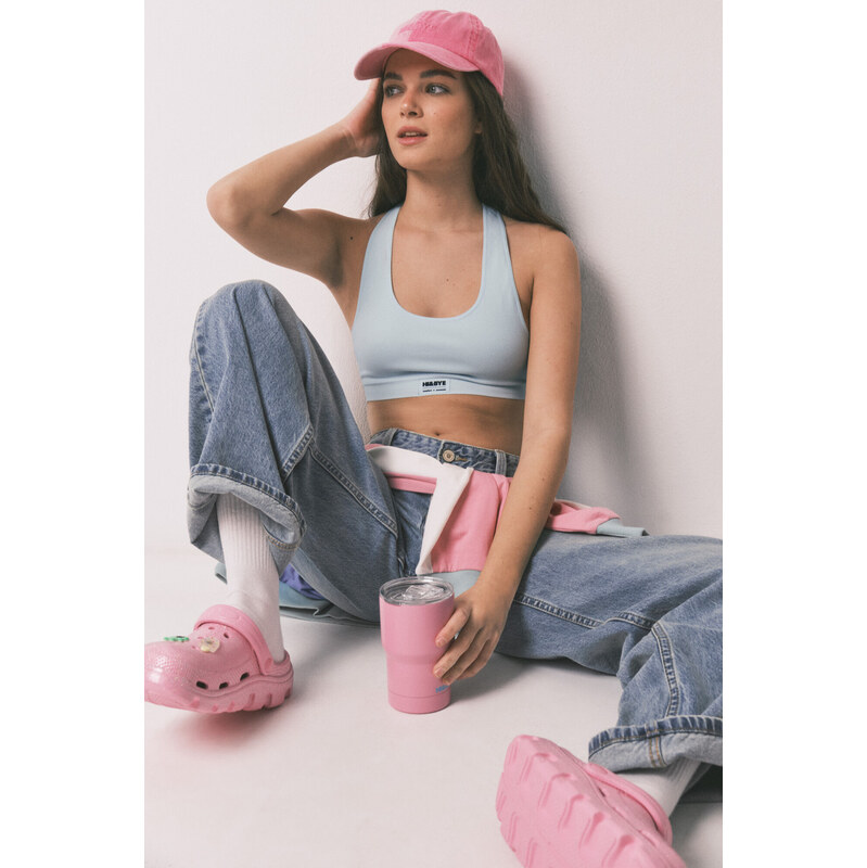 womensecret Zelená bezšvová športová podprsenka 68525301