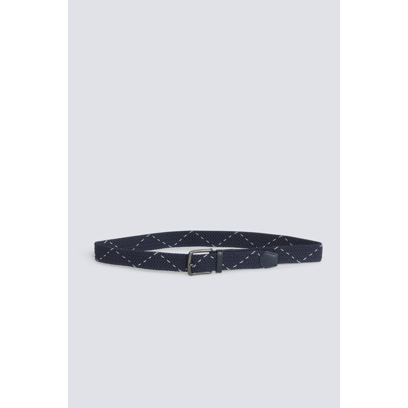 SPRINGFIELD Pánsky zapletaný opasok s cikcakovým vzorom 68525362