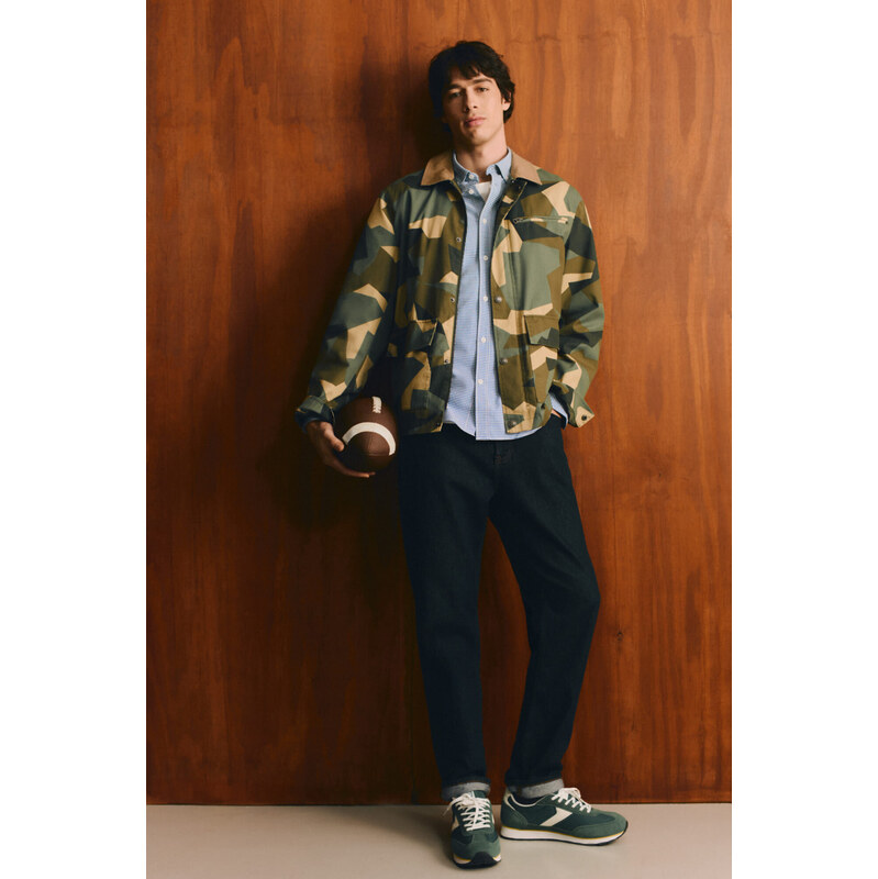 SPRINGFIELD Pánska parka s motívom kamufláže 68525381