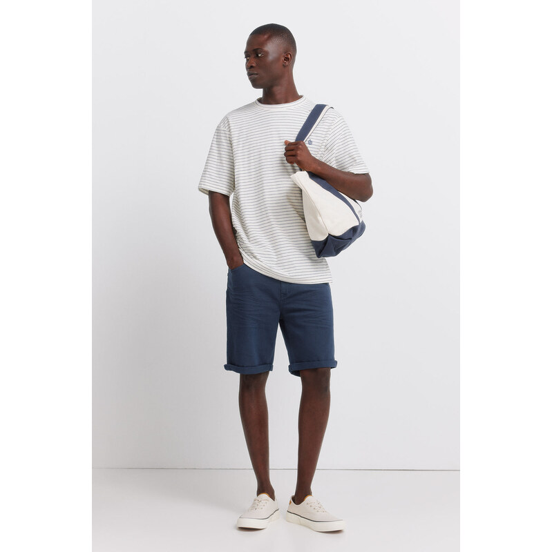 SPRINGFIELD Pánske Slim Fit bermudy 68525395