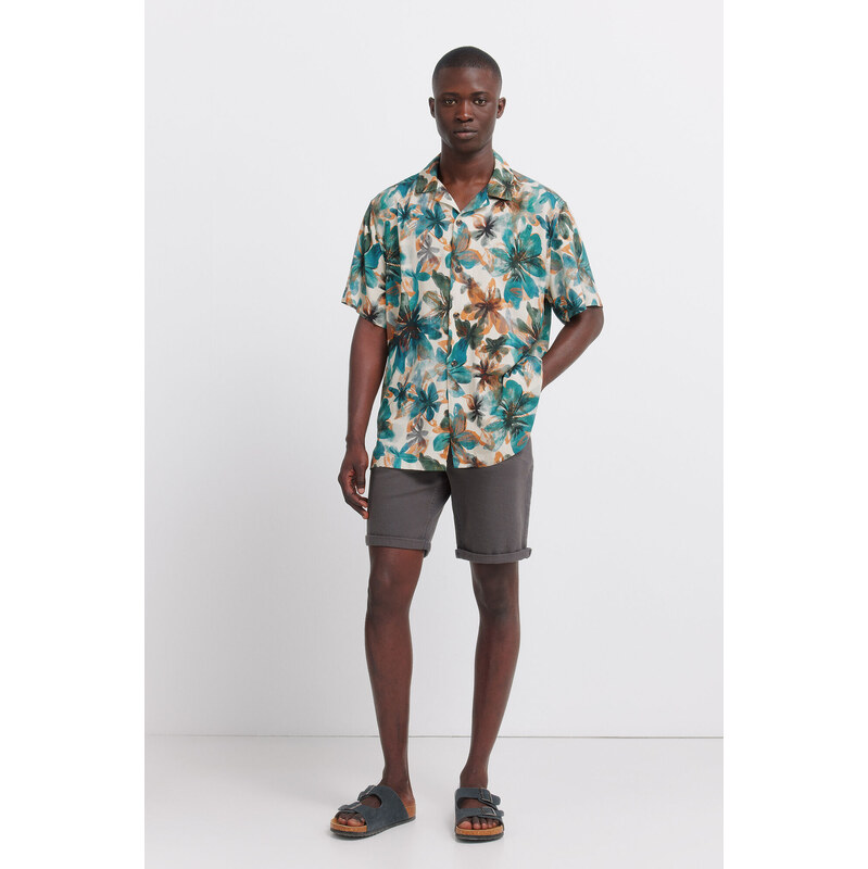 SPRINGFIELD Pánske Slim Fit bermudy 68525396