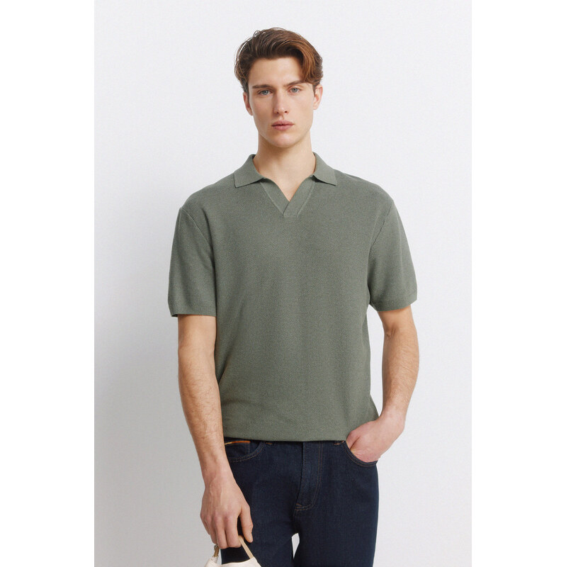 SPRINGFIELD Štruktúrované polo tričko 68525399