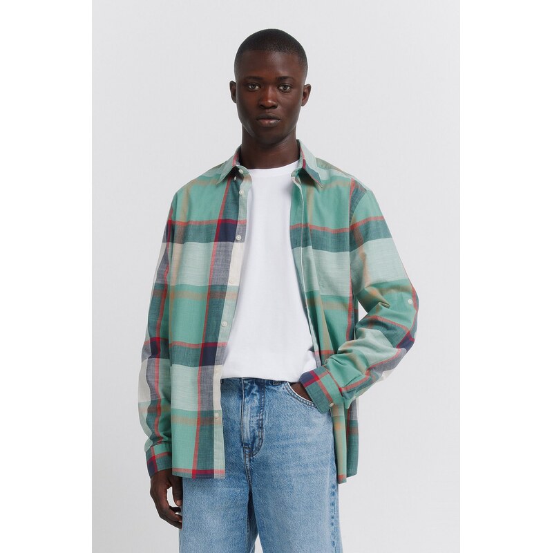 SPRINGFIELD Pánska bavlnená kockovaná košeľa 68525407