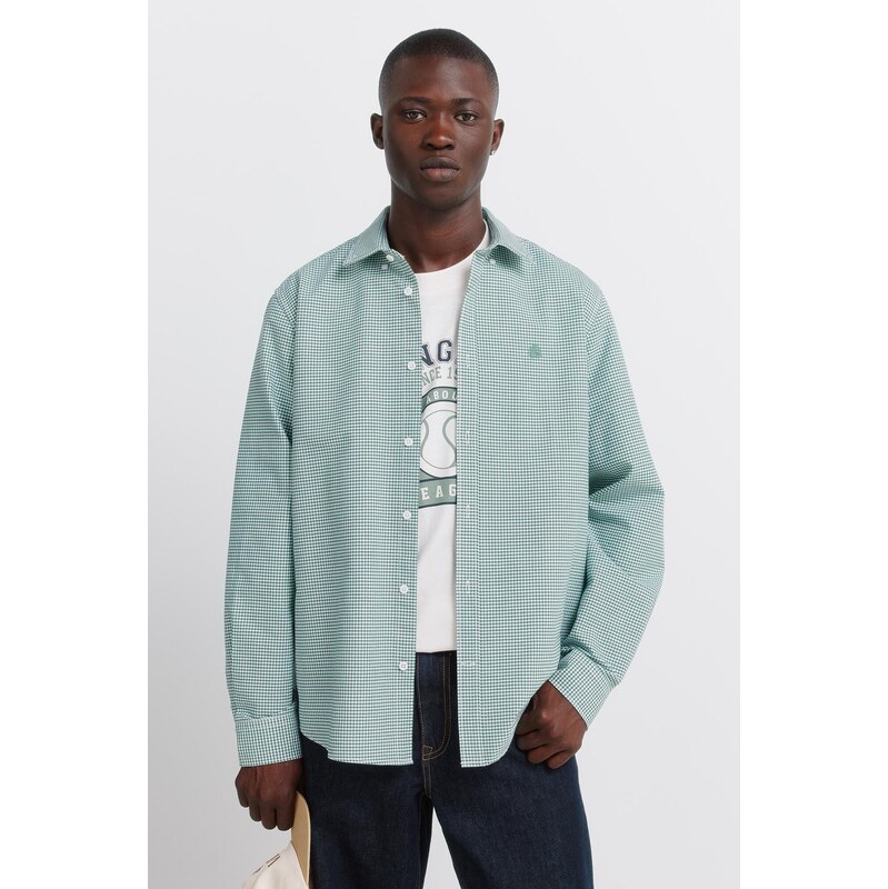 SPRINGFIELD Pánska vzorovaná Oxford košeľa 68525410