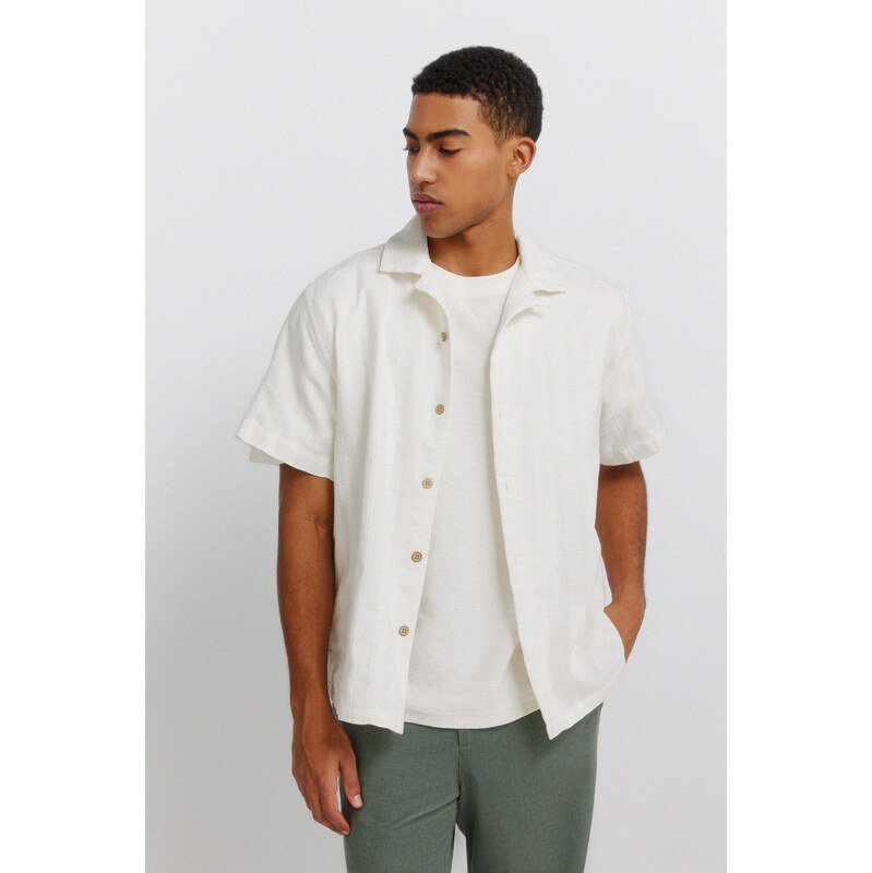 SPRINGFIELD Pánska žakárová košeľa 68525414