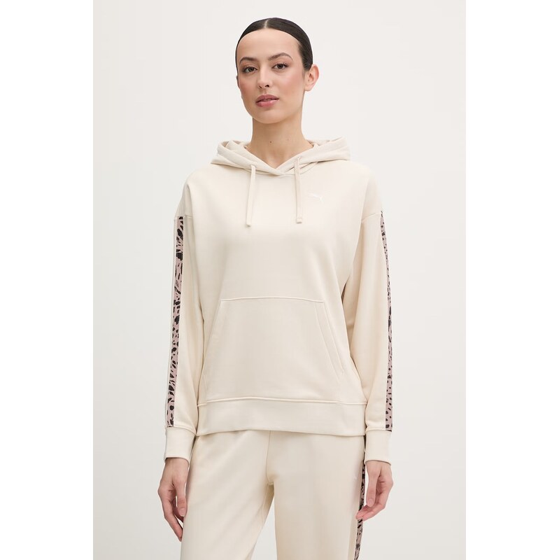 Puma mikina s kapucňou dámska bavlnená Essentials Graphic Animal 68528191