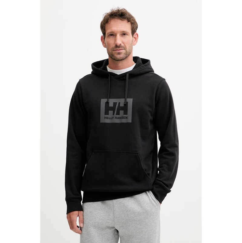 Helly Hansen mikina s kapucňou pánska bavlnená HH BOX 68528004