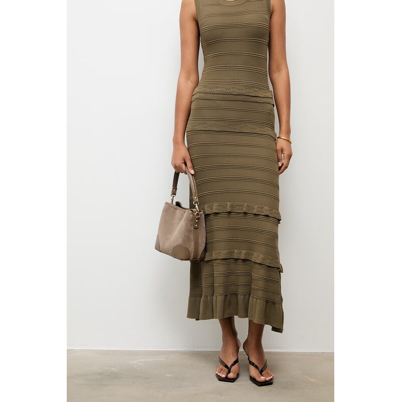 Answear.LAB Kabelka typu vak dámska semišová 68528183