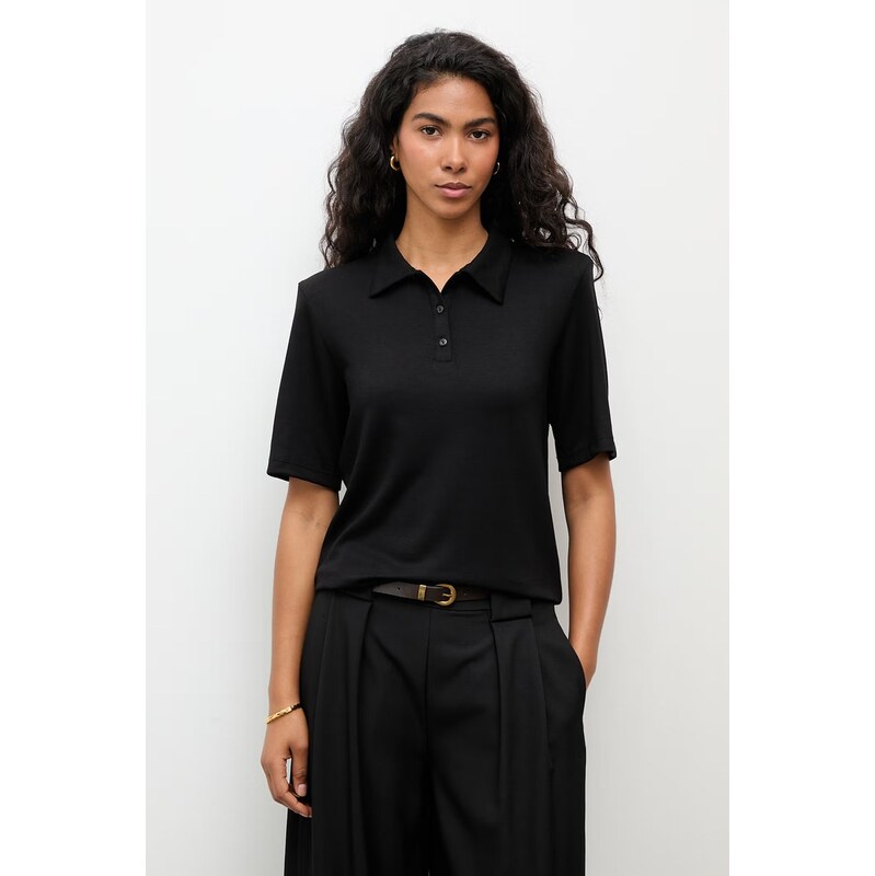 Answear.LAB Polo tričko dámske s viskózou 68530464