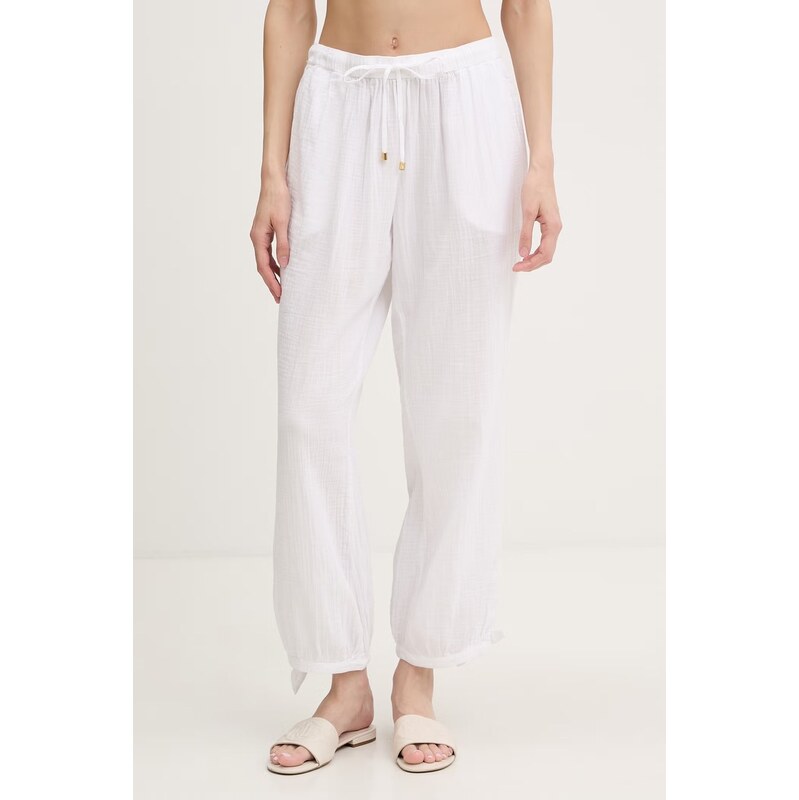 Lauren Ralph Lauren nohavice straight dámske bavlnené 68528544