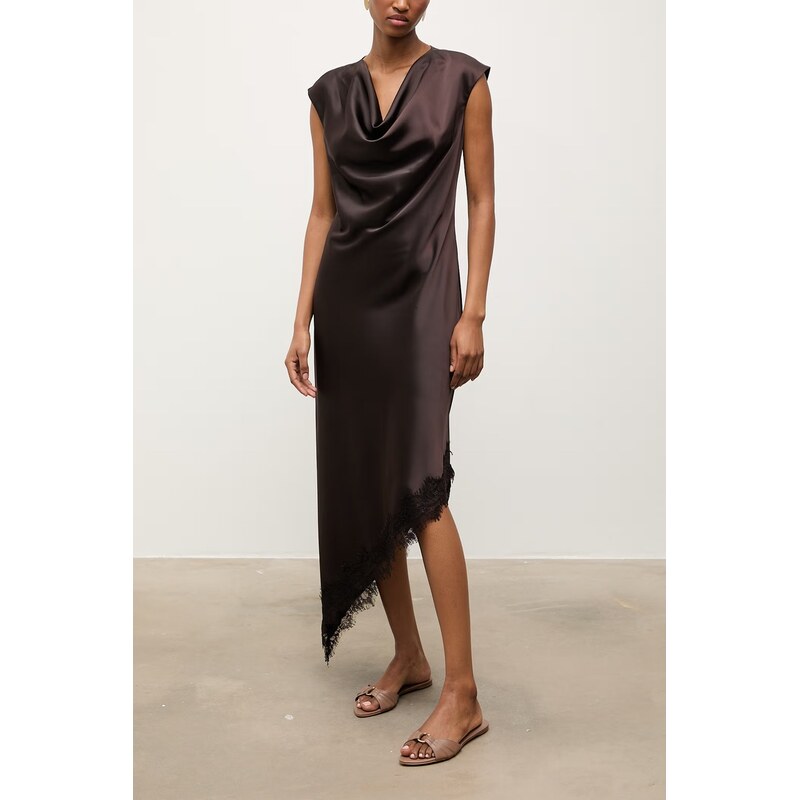 Answear.LAB dámske kožené šľapky na plochej podrážke 68528282