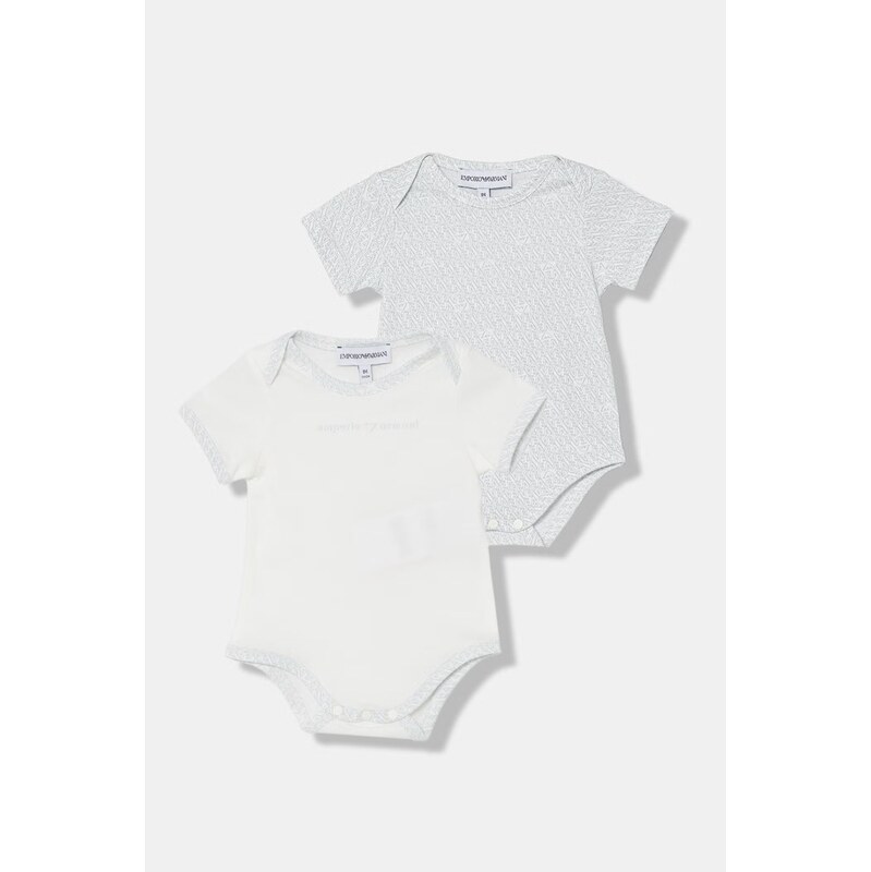 Emporio Armani body detské bavlnené 2-pak 68528376