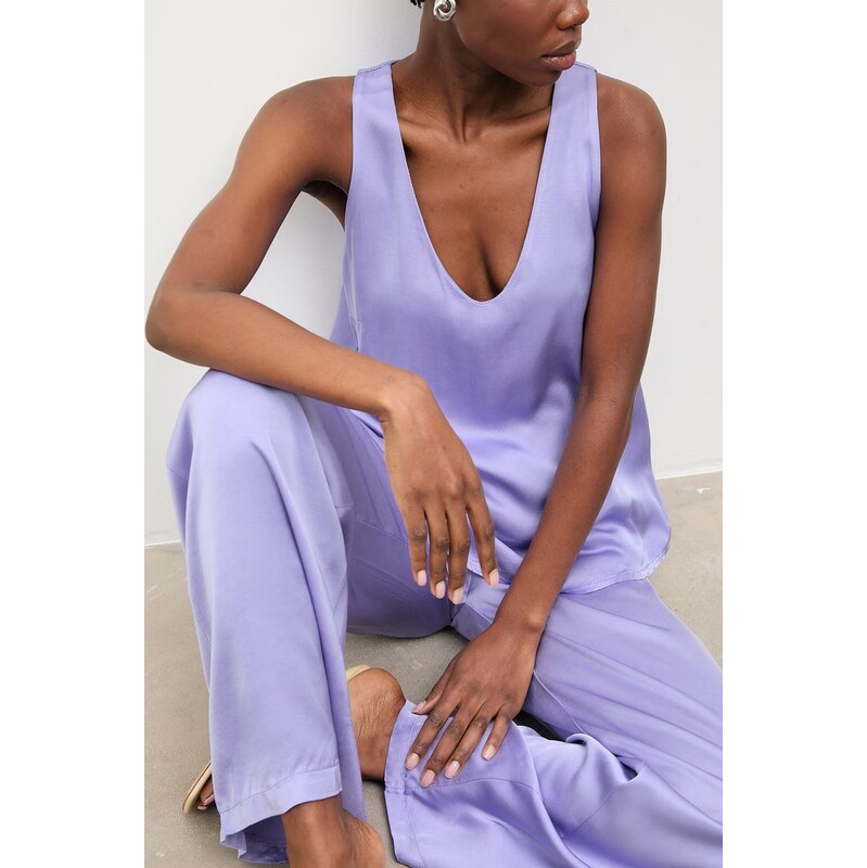 Answear.LAB dámsky casual set z viskózy 68528457